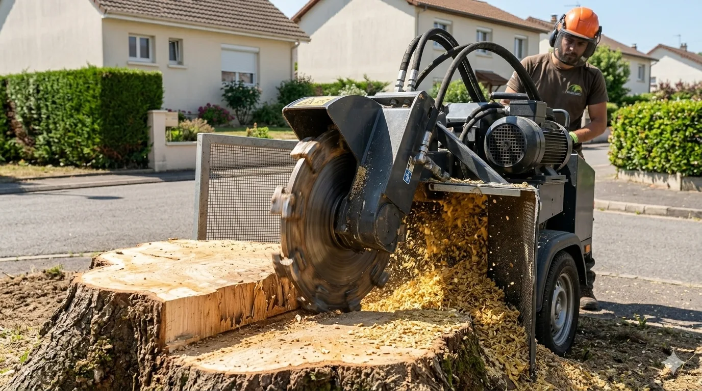 Dessouchage et rognage de souche dans les Alpes-Maritimes